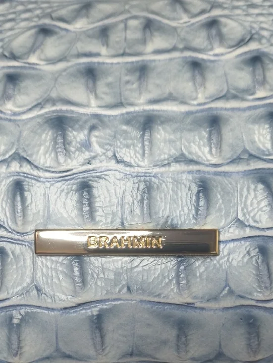 Brahmin Small Alden Road Stonewash Croc-Embossed Top-Handle Shoulder Bag - Picture 2 of 6